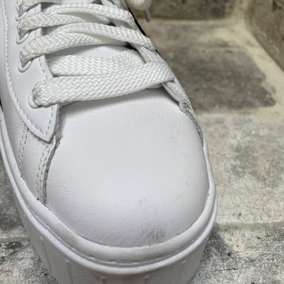 ❤️ PUMA MAYZE LEATHER PLATFORM SNEAKERS SIZE 9 - Picture 3 of 8